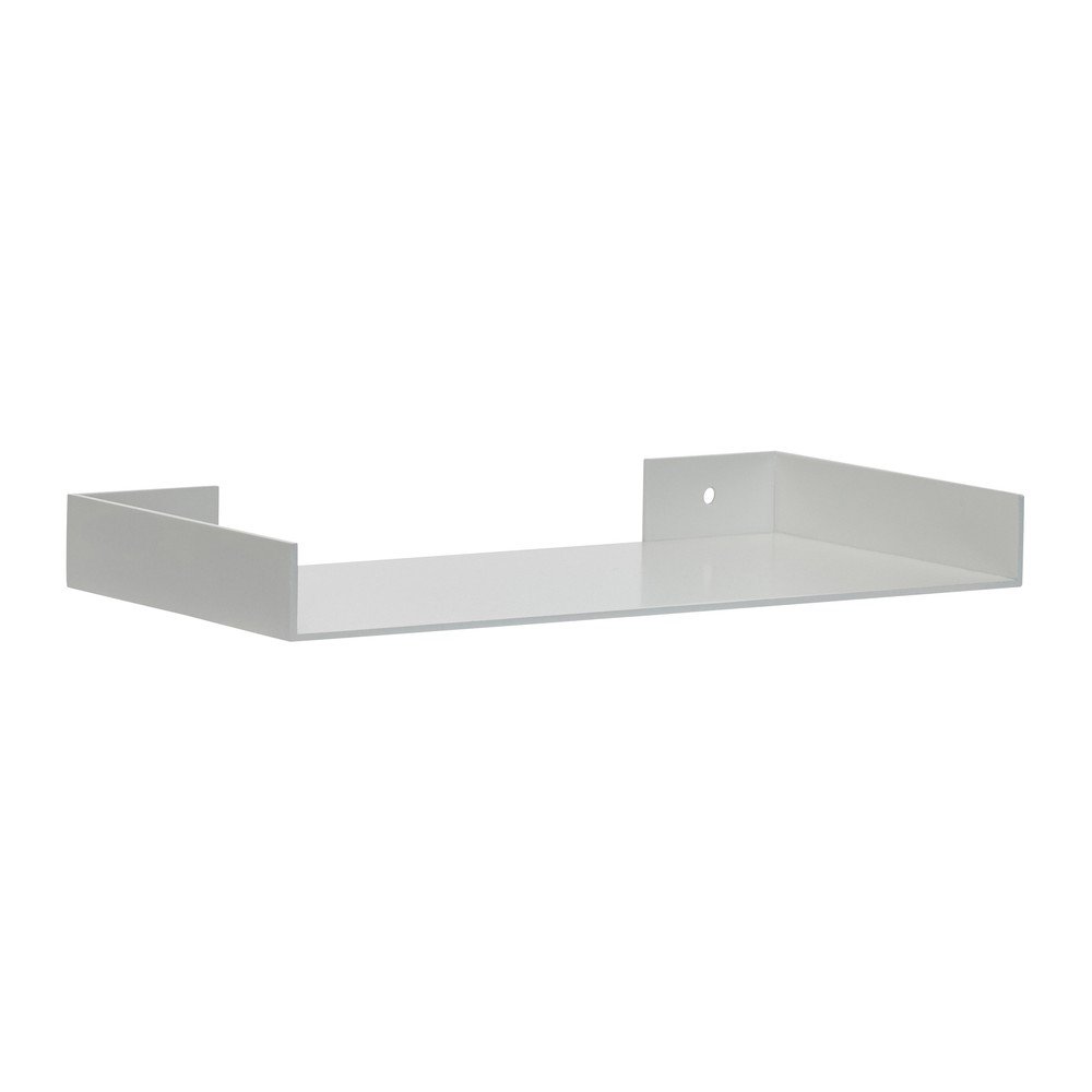Világosszürke fém fali polc 30 cm Sheets – Hübsch