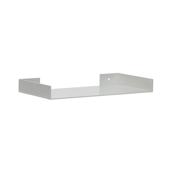 Világosszürke fém fali polc 30 cm Sheets – Hübsch