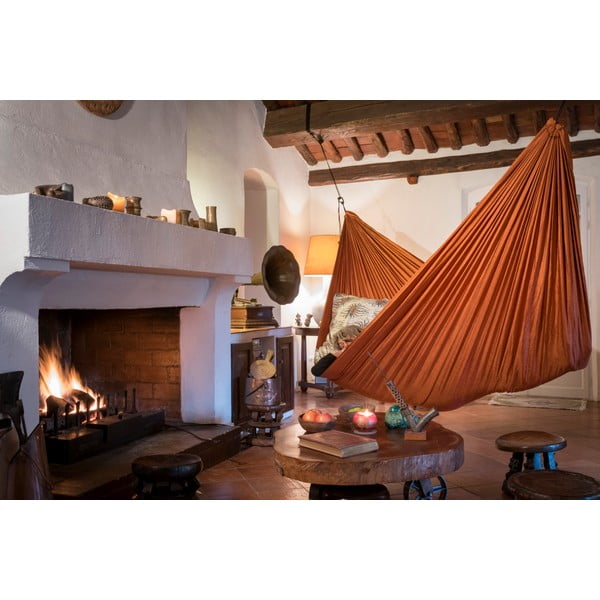 Bella narancssárga függőágy, szélesség 420 cm - Descotis-image-1