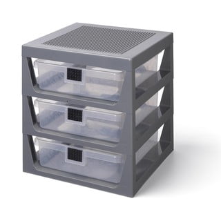 Storage szürke rendszerező 3 fiókkal - LEGO®