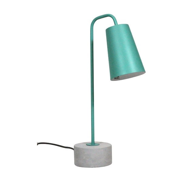 Magna zöld asztali lámpa betonból és fémből - Red Cartel