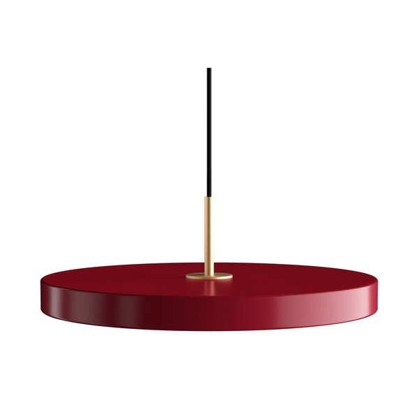 Piros LED függőlámpa fém búrával ø 43 cm Asteria Medium – UMAGE