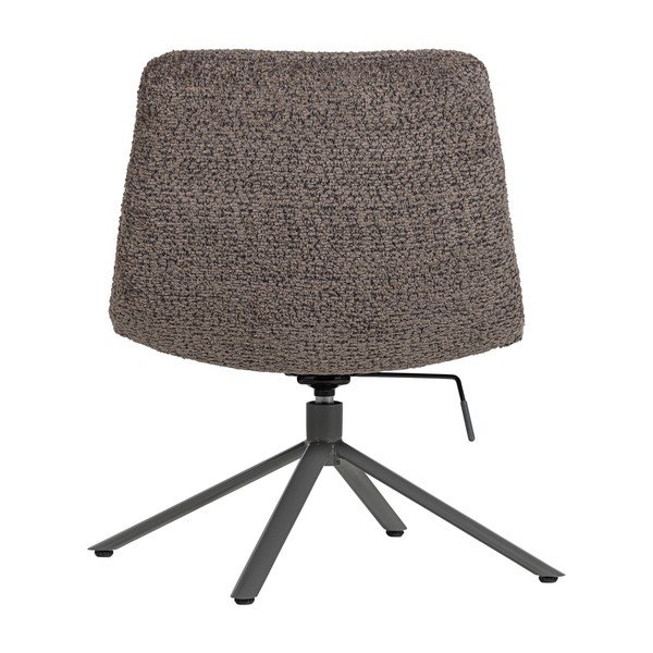 Barna forgó buklé fotel Soren – WOOOD-image-4