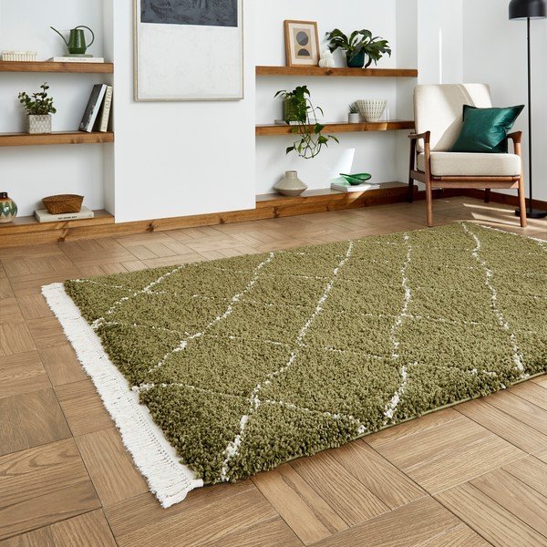 Zöld szőnyeg 80x150 cm Boho – Think Rugs-image-2