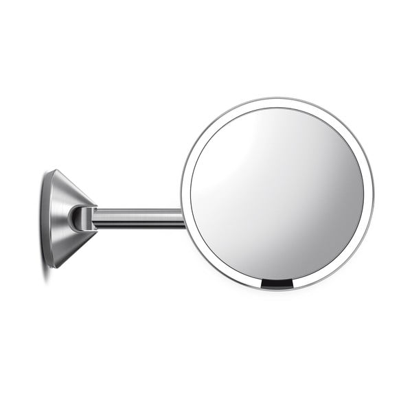 Fali-kozmetikai tükör világítással-nagyítós (ötszörös) ø 20 cm Sensor – simplehuman-image-3