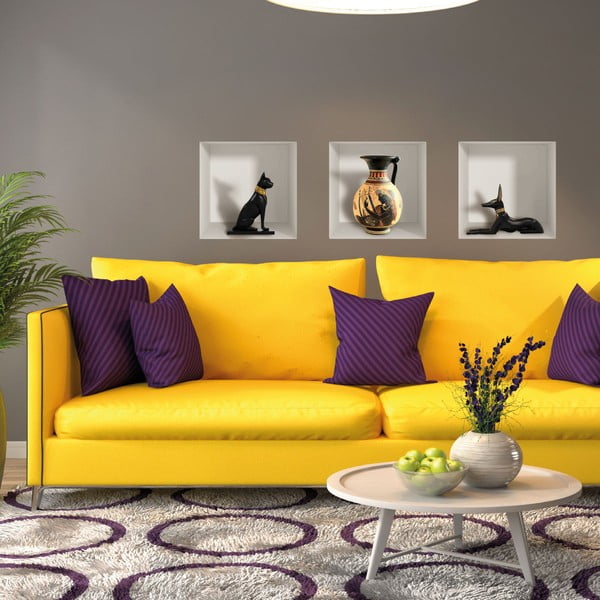 Egyptian 3 db-os 3D falmatrica szett - Ambiance-image-2