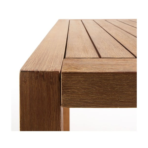 Cybille eukaliptuszfa kültéri étkezőasztal, 130 x 80 cm - Kave Home-image-1