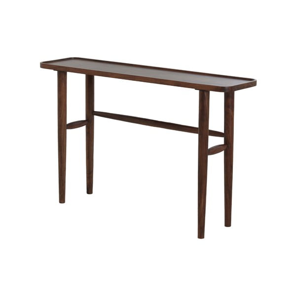 Barna akácfa konzolasztal 30x120 cm Qiano – Light & Living-image-2