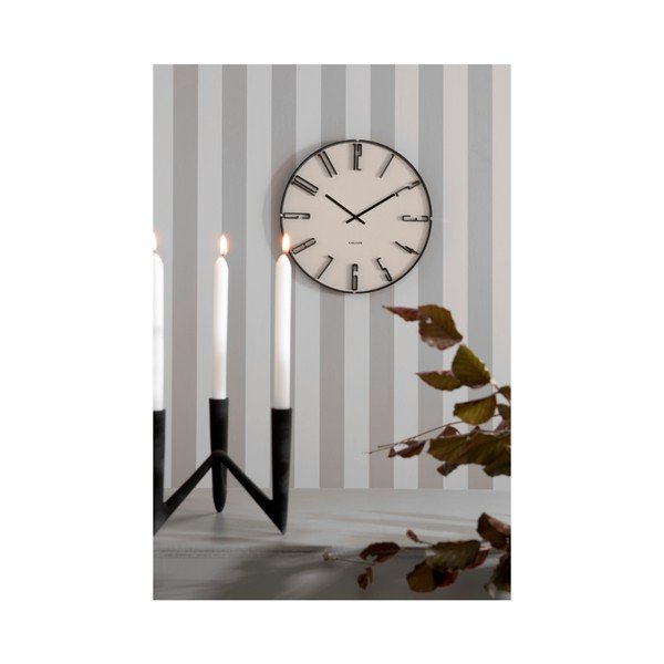 Sentient fehér falióra, ⌀ 40 cm - Karlsson-image-2