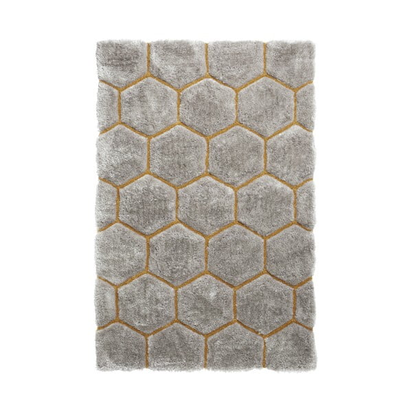 Noble House szürke-sárga szőnyeg, 150 x 230 cm - Think Rugs