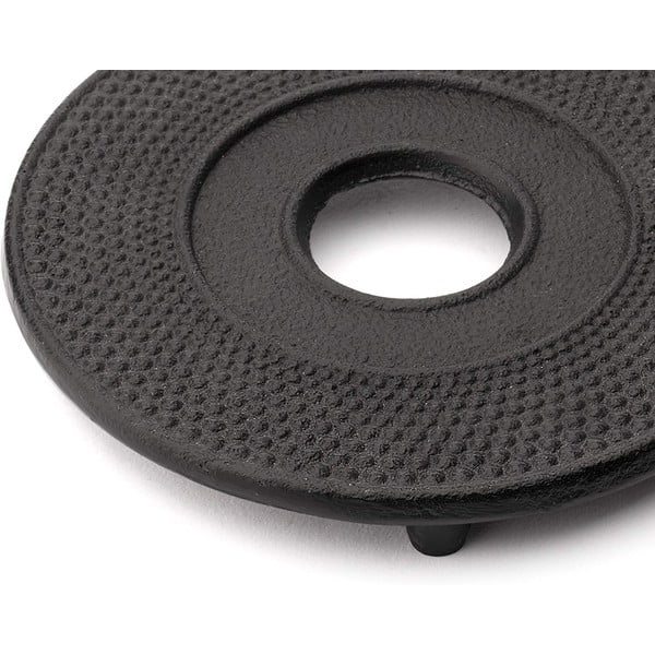 Jing fekete öntöttvas teáskanna alátét, ⌀ 13,4 cm - Bredemeijer-image-1