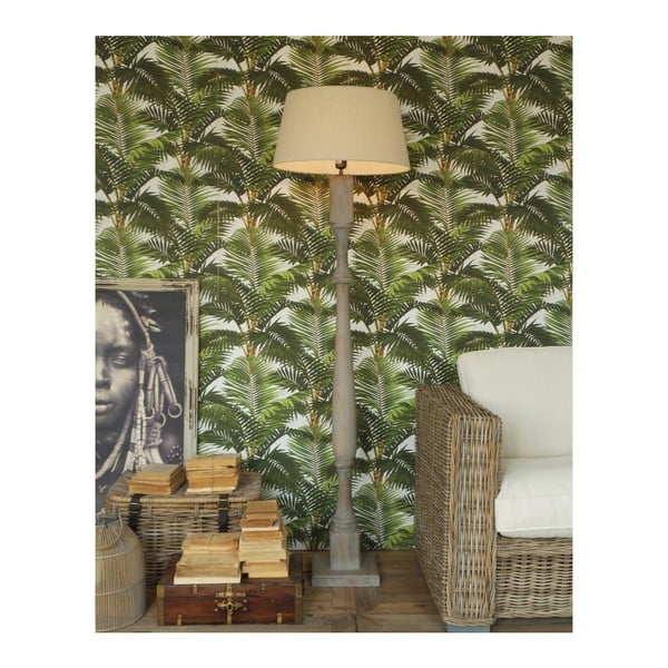 Floor Lamp Light Grey szürke fa állólámpa, magassága 177 cm - Orchidea Milano