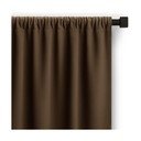 Barna dimout (részleges sötétítő) függöny 140x250 cm Carli – Restilo