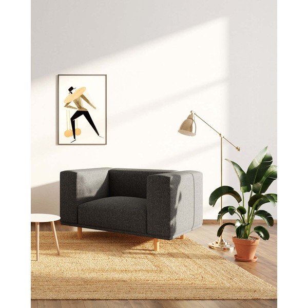 Szürke relaxációs fotel Kukumo – Ame Yens-image-3