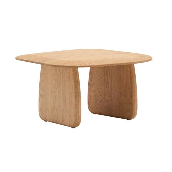 Tölgyfa tárolóasztal 70x71 cm Pirita – Kave Home