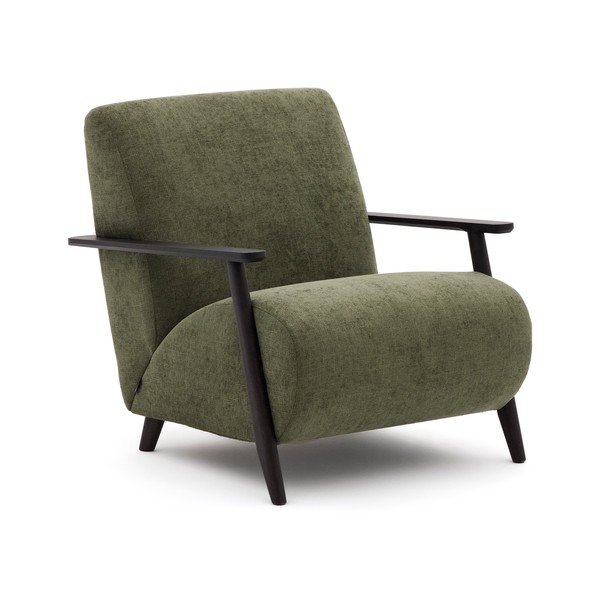 Zöld zsenília fotel Meghan – Kave Home