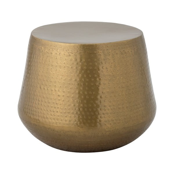 Aranyszínű fém kerek dohányzóasztal ø 50 cm Avola – Bloomingville