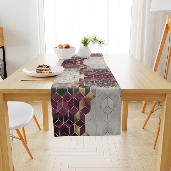 Asztali futó 140x45 cm Optic - Minimalist Cushion Covers-image-2