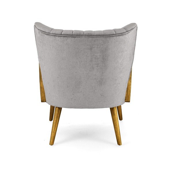 Szürke bársony fotel Virna – Bizzotto-image-4