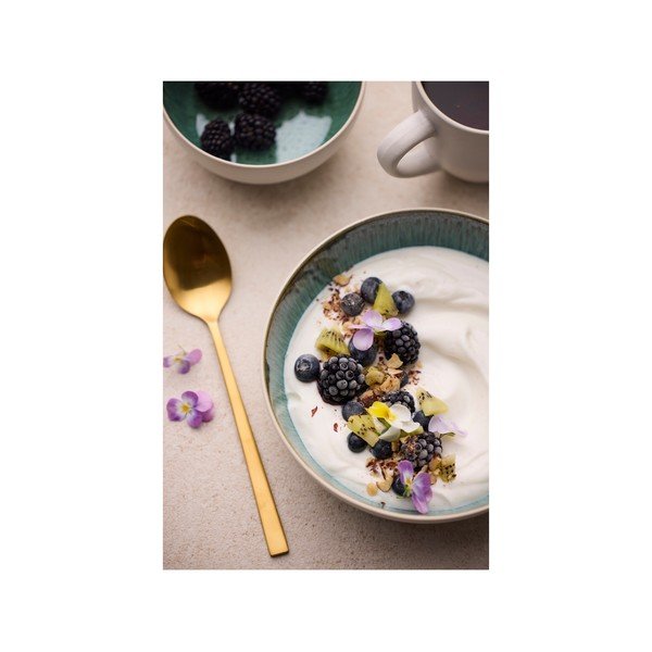 Fehér-zöld kőedény tálka 850 ml Gastro White/Green – Bitz-image-4