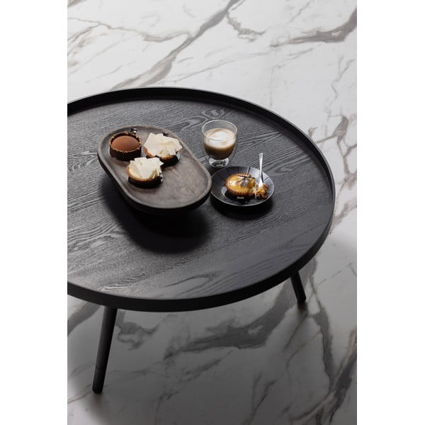 Mesa fekete dohányzóasztal, ⌀ 78 cm - WOOOD-image-1