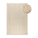 Krémszínű juta szőnyeg 120x170 cm Bouclé – Hanse Home