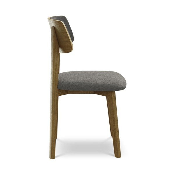 Szürke tömörfa étkezőszék Niu – Makamii-image-2