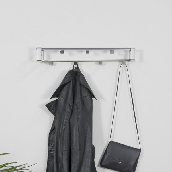 Ezüstszínű fém fali fogas 60 cm Rex – Spinder Design-image-1