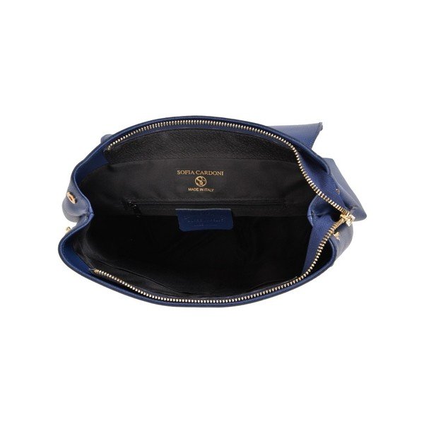 Angelica kék bőr kézitáska - Sofia Cardoni-image-3
