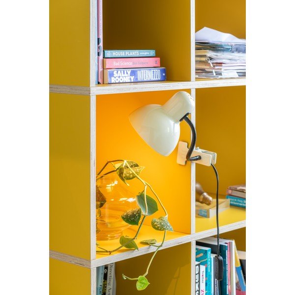 Bézs fém asztali lámpa (magasság 33,5 cm) New Retro – Leitmotiv-image-1