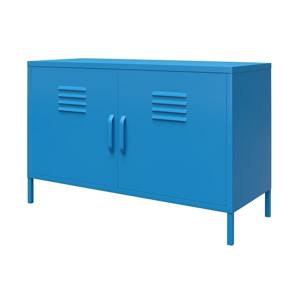 Cache kék fém szekrény, 100 x 64 cm - Novogratz-image-2