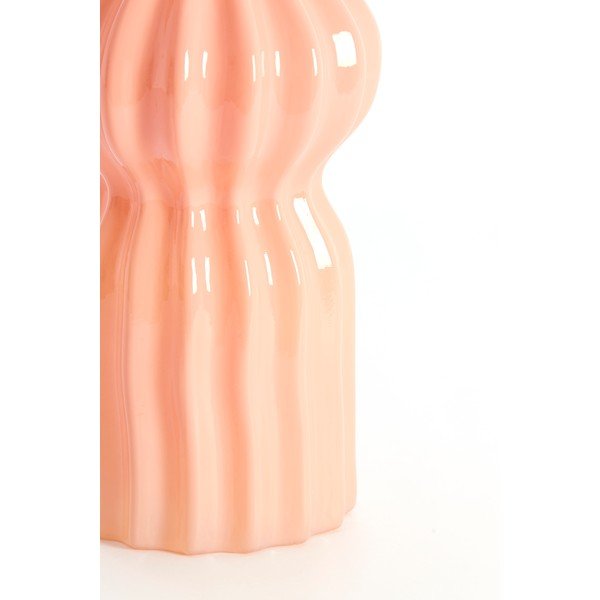 Rózsaszín üveg váza (magasság 28 cm) Terento – Light & Living-image-3