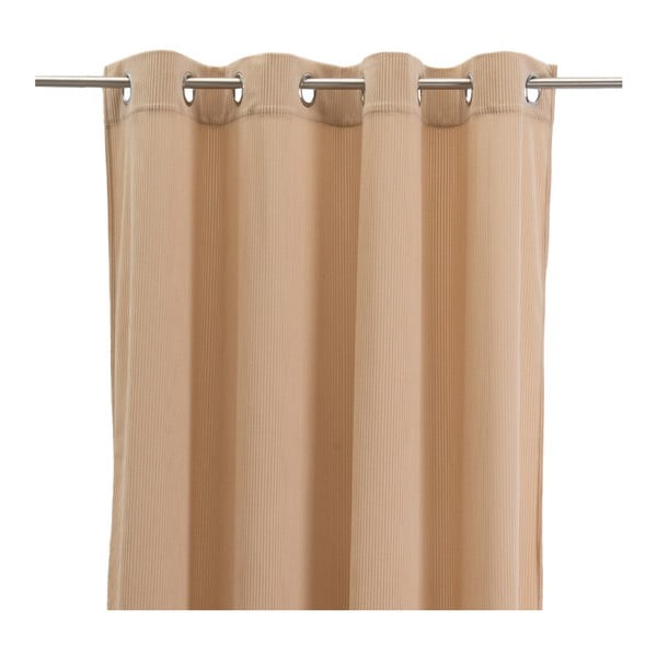 Világosbarna kordbársony függöny 140x260 cm Merely – Casa Selección