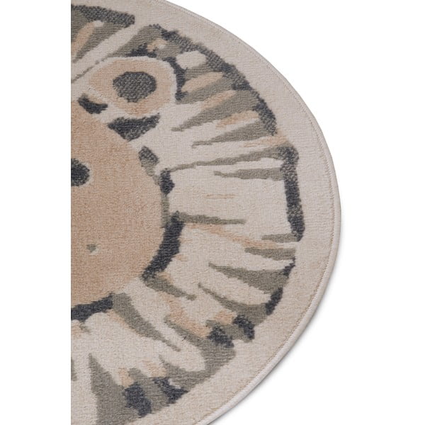 Bézs gyerek szőnyeg ø 140 cm Lion – Hanse Home-image-1