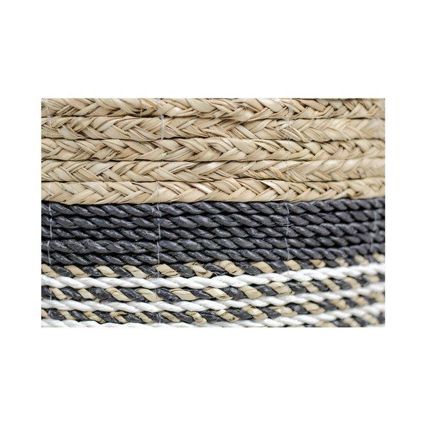 Raffia Natural Gris 3 db tárolókosár - HSM collection-image-2