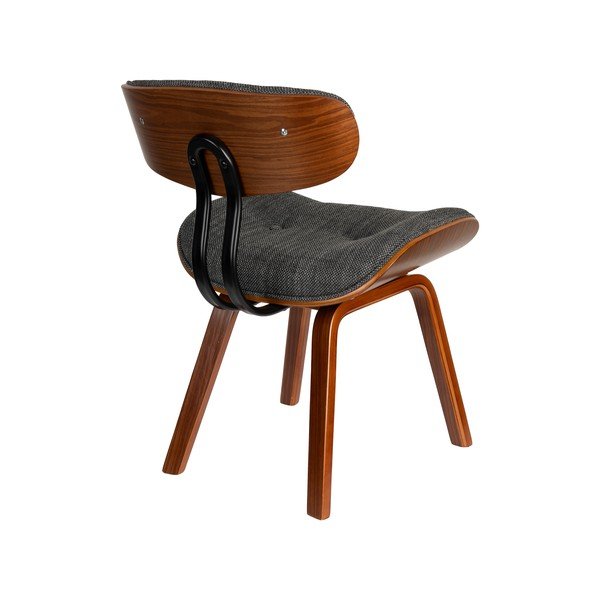 Szürke-barna kárpitozott étkezőszék Blackwood – Dutchbone-image-4