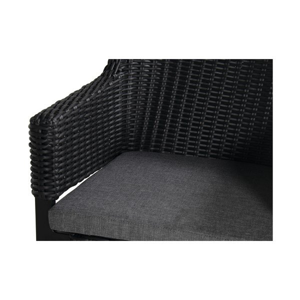 Fekete műanyag kerti szék Cairo – Hartman-image-4