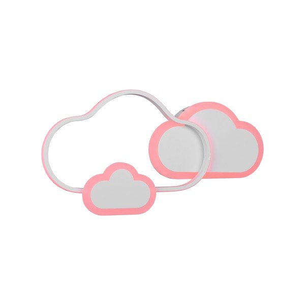 Fehér gyerek lámpa 52x25 cm Cloudy – Reality-image-4