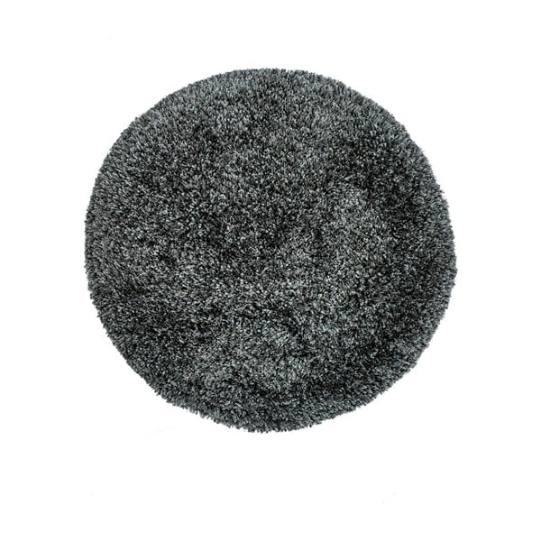 My Touch Me Stone kézzel készített sötétszürke szőnyeg, ⌀ 60 cm - Obsession