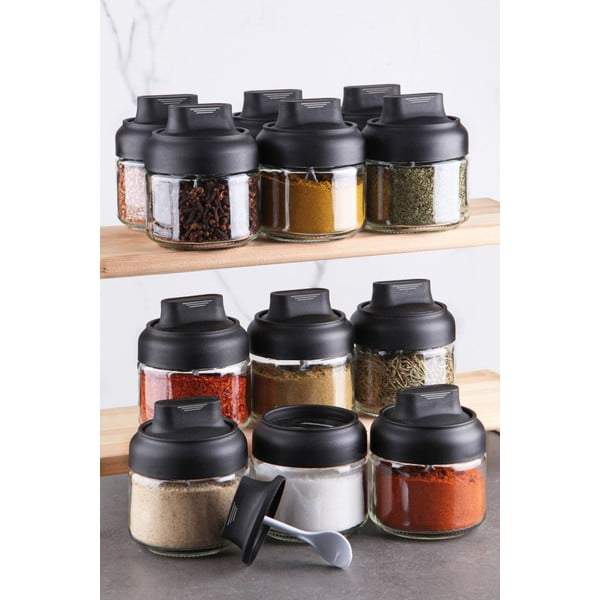 Fűszertartó készlet 12 db-os 300 ml – Hermia-image-1