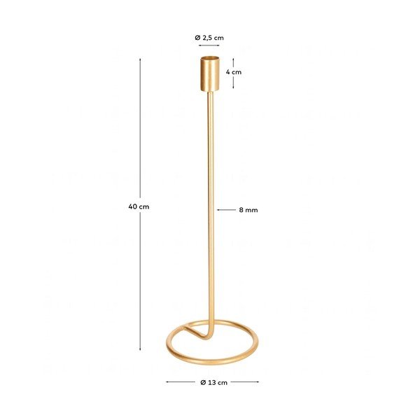 Fém gyertyatartó Babirye – Kave Home-image-4