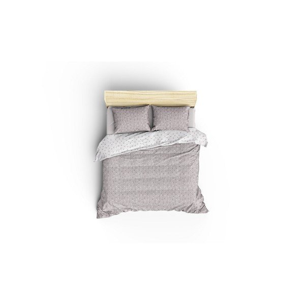 Mottle pamut ágyneműhuzat lepedővel, 200 x 220 cm - Cotton Box-image-2