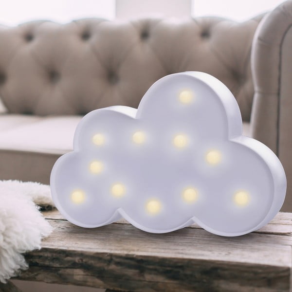 Heaven LED dekorációs felhő, magasság 18 cm - DecoKing