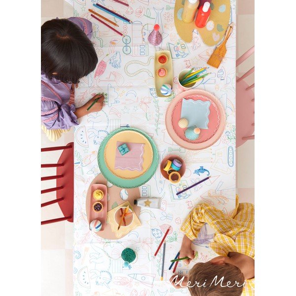 Kiszínezhető asztalterítő 127x239 cm Colour In – Meri Meri-image-1