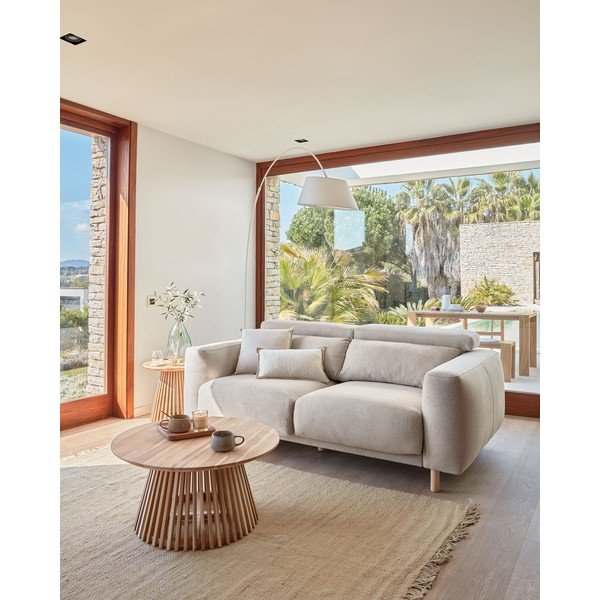 Bézs kanapé 215 cm Singa - Kave Home-image-1