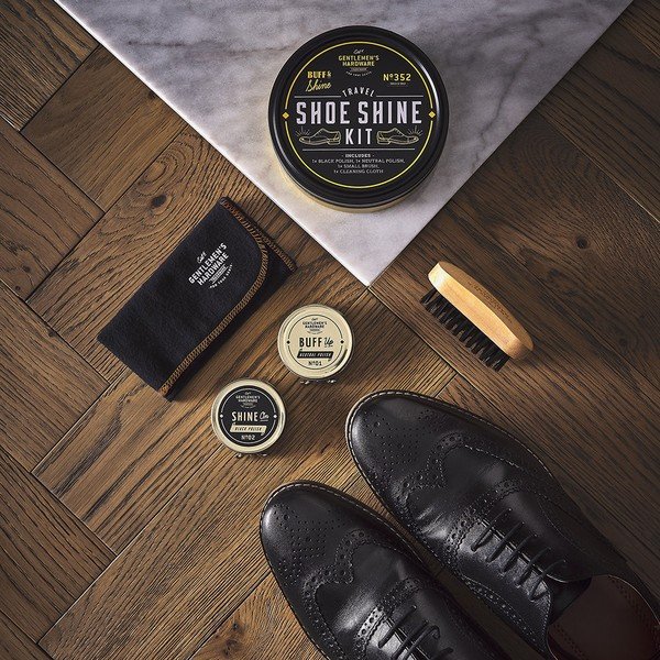 Cipőtisztító szett utazáshoz - Gentlemen's Hardware-image-1