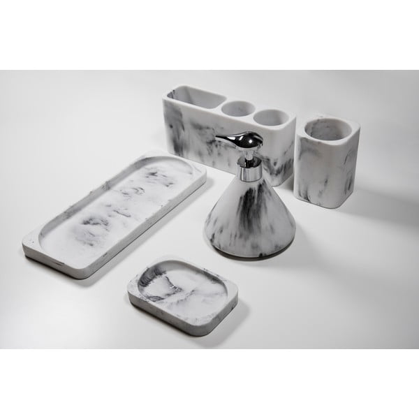 Desio fehér-szürke fogkefe rendszerező - Wenko-image-3