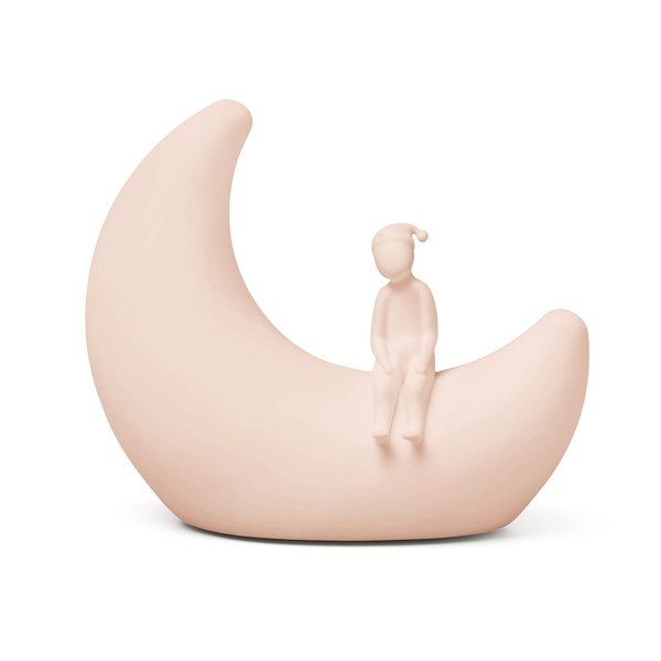 Világos rózsaszín gyerek éjjelilámpa Moon Shell – Cam Cam Copenhagen