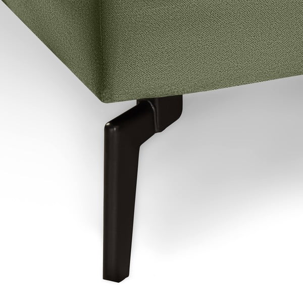 Fira zöld bársony kinyitható sarokkanapé, jobb oldalas - Bonami Selection-image-4