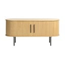 Natúr színű TV-állvány tölgyfa dekorral 120x56 cm Nola – Unique Furniture